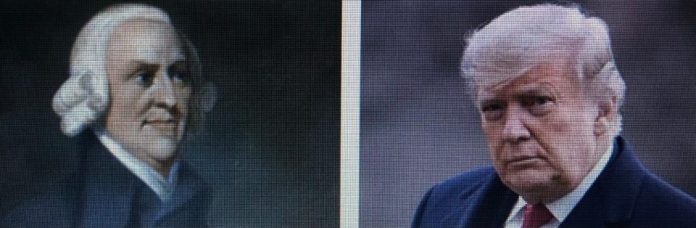 অ্যাডাম স্মিথ-ডোনাল্ড ট্রাম্প