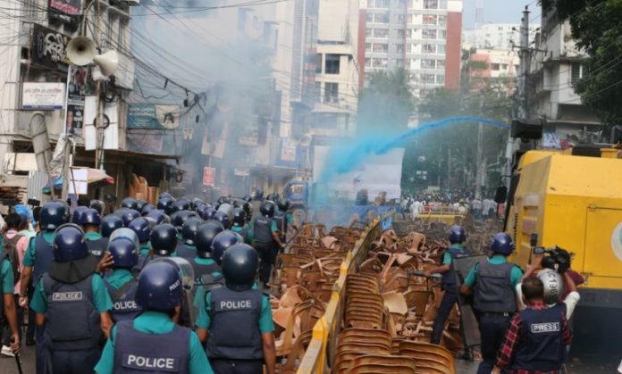 জাতীয় পার্টির কর্মী সমাবেশ পণ্ড।