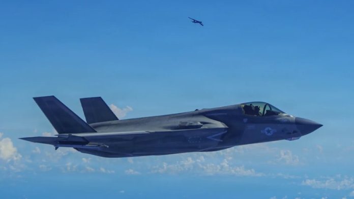 অত্যাধুনিক মার্কিন যুদ্ধবিমান এফ-৩৫। ছবি: সংগৃহীত